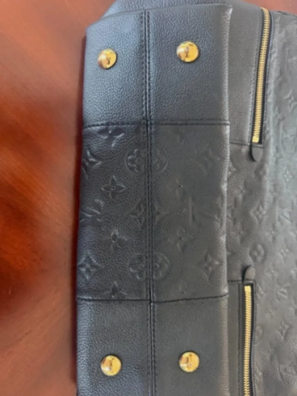 Louis Vuitton Melie Hobo M44014 Empreinte Noir Black Monogram